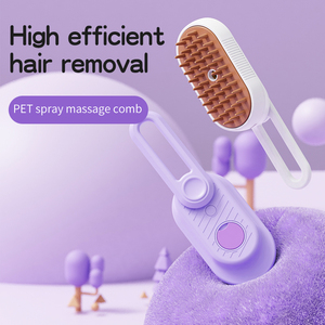 Nuevo Diseño, Peine de Masaje a Vapor Portátil y Autolimpiante, Cepillo de Plástico de Lujo para Eliminar el Pelo de Mascotas, para Perros y Gatos, Uso Doméstico - Product Image 3