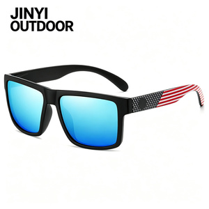 Lunettes de soleil polarisées carrées de sport personnalisées avec logo, protection UV400 pour la pêche en plein air et la plage - Product Image 3