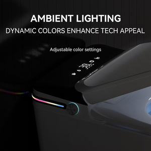 <span class=keywords><strong>WC</strong></span> intelligent MWD OEM&ODM à poser au <span class=keywords><strong>sol</strong></span> avec réservoir intégré, lampe d'ambiance dynamique, toilettes électriques pour salle de bain et hôtel - Product Image 6