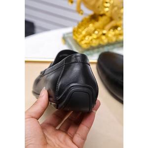 Sepatu Kulit Formal Klasik Sederhana Pria, Sepatu Kasual Kulit Datar Desainer Modis Berkualitas Tinggi untuk Pria - Product Image 6