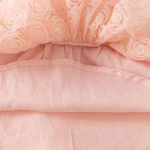 Vestito da principessa estivo <span class=keywords><strong>per</strong></span> ragazze grazioso gilet <span class=keywords><strong>all</strong></span>'<span class=keywords><strong>uncinetto</strong></span> vestito da rosa bambino di cento giorni vestito in magazzino - Product Image 5