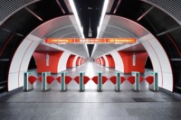 Zento Entrée Contrôle Moyen-Fin Sécurité Simple ou Double Aile Marche Rabat Barrière Porte pour Station De Métro, Immobilier