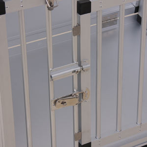 Köpek araba kafesi toptan seyahat taşıyıcısı katlanır taşınabilir alüminyum pet köpek araba kafesi hafif ransport çoklu boyutları araba kafesi - Product Image 2