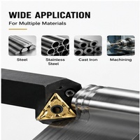 Plaquettes de fraisage en acier tungstène jaune haute performance, fraise triangulaire TNGG160404-FK pour centre d'usinage CNC, travail des métaux