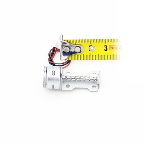 Moteur pas à pas linéaire à aimant permanent <span class=keywords><strong>QQ</strong></span> DC 5V avec vis mère, écrou, rails de guidage et course de 20 mm – Micro-moteur pas à pas linéaire - Product Image 4