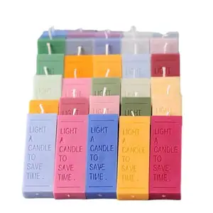 Wholesale Long Letters Ins Candle Mould private label Long Square big size Simple Candle Fragrant Silicone Mold