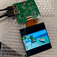 DAS 4-Zoll 720x720 Auflösung LCD-Anzeigemodul mit Optionaler Kapazitiver Touch-Steuerplatine für Smart Home Panels
