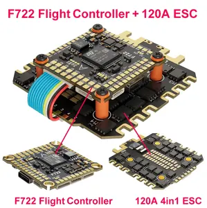 Контроллер полета DAKEFPV F722 FC 3-12S 100A/120A 4in1 <span class=keywords><strong>ESC</strong></span> 6-12 дюймов мультироторный стек для дистанционного управления FPV гоночный Дрон - Product Image 2