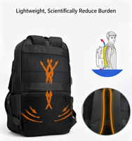 Sac à dos pour ordinateur portable 15,6 pouces, personnalisé avec logo, durable, de haute qualité, antivol, imperméable, en polyester et nylon, unisexe, pour étudiants, voyages d'affaires