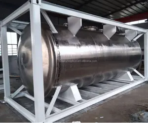 20ft iso tank 25000l 26000l stainless steel water storage tank for sale
