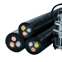 Kabel Pompa Submersible Standar Eropa H07RN-8-F, Kabel Listrik Fleksibel Karet Tahan Air untuk Motor Sumur Dalam dan Bangunan