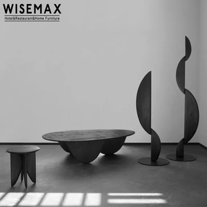 WISEMAX家具北欧风格酒店家居实木木床头柜客厅卧室木质边桌 - Product Image 6