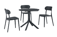 Table pliante en plastique pour café de jardin extérieur
