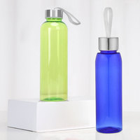 Bouteille d'eau sport personnalisée certifiée GRS, écologique, en RPET, 500 ml, 750 ml, 1000 ml, pour soda, jus, boissons, avec couleur personnalisée