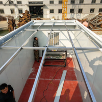 Maison conteneur modulaire préfabriquée à assemblage rapide et détachable pour bureau extérieur, dortoir temporaire, ignifuge et étanche