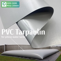 Bâche en PVC pliable personnalisée de haute qualité, résistante aux déchirures, pour équipement de traitement de l'eau