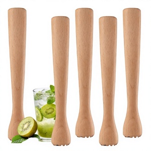 Nuevo Muddler de Madera de Lujo 2026, Triturador de Hielo Duradero, Herramienta Práctica para Cócteles, 210mm, Portátil, Ecológico, Reutilizable, para Cocina - Product Image 2