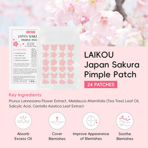 LAIKOU日本さくらにきびパッチサリチル酸デイナイトブレミッシュケアかわいい形のにきび除去吸収余分なオイルステッカーパッチ - Product Image 4