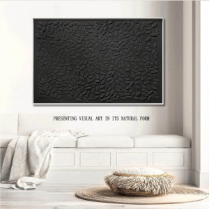 2025 Bán Buôn Tùy Chỉnh Tường Trừu Tượng Nghệ Thuật Wabi Sabi Khách Sạn Tường Nghệ Thuật 100% Handmade 3D Kết Cấu Thạch Cao Sơn - Product Image 2