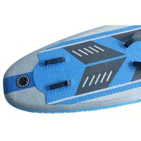 SUP gonflable de pêche avec deux ailerons intégrés 335 cm (11 pieds) avec pont antidérapant en EVA pour la navigation en eau plate longue distance – Lumark Custom (Chine)