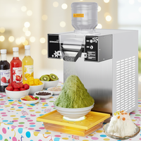 Machine à neige et à glace commerciale 60KG/24H, machine à glace en flocons, machine à glace Bingsu, machine à crème glacée en flocons