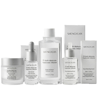 Ensemble de soins de la peau à l'acide hyaluronique fermenté SHENGYUAN, ensemble complet d'essences hydratantes pour le visage, fabricant OEM Chine