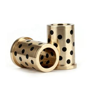 30ชิ้น JDB ชุดทองแดงกราไฟท์เชิงเส้นบูชขนาด28มม. เส้นผ่าศูนย์กลางด้านในหล่อลื่นตัวเองแบบหน้าแปลน - Product Image 4