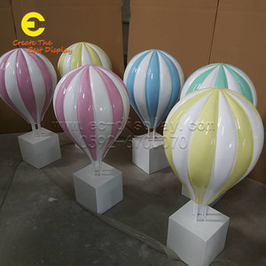 Colorato In Fibra di vetro Decorativo Hot Air Balloons - Product Image 6