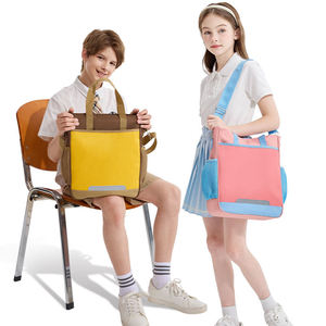 Sac fourre-tout pour étudiants de grande capacité avec logo personnalisé sac à bandoulière tendance paquet cadeau de cours de tutorat pour garçons filles enfants - Product Image 3