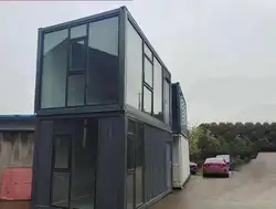 Contenitore moderno 20ft 40ft case prefabbricate minuscole acciaio efficiente dal punto di vista energetico pronto per la spedizione di Container per l'<span class=keywords><strong>ufficio</strong></span> per tutta la stagione - Product Image 3