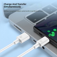 Câble de données USB-A vers Type-C 66W 6A pour iPhone, vente en gros d'accessoires de téléphone, charge rapide, transfert de données haute vitesse