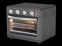 Four à convection multifonction en acier inoxydable, sans huile, grande capacité, pour friture à air, cuisson, grillade et rôtisserie
