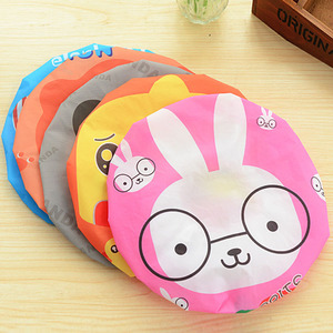Gorro de Ducha para Mujer con Diseño de Dibujos Animados, Estilo Japonés, Grueso, Impermeable, para Lavar el Cabello, Protección Contra el Humo de Aceite - Product Image 3