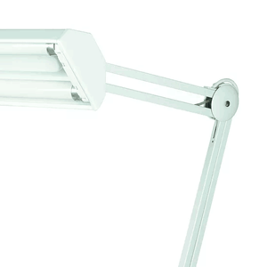 Adjustable Swing Arm Fluorescent Desk Lamp with Clamp 3-<b>Light</b> Full Drafting Bright Workbench Task <b>Light</b> for Reading - Product Image 4