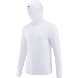 Sudadera con capucha completa con protección solar UPF50+ para hombre, ligera, de manga larga, para pesca y senderismo, con bolsillos. - Product Image 2