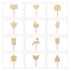 Venda quente por atacado de marcadores de identificação de plantas de bambu para ambientes internos e externos, etiquetas de PE e plástico com encaixe de caixa - Product Image 5