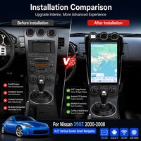Reproductor de Navegación GPS para Automóvil con Pantalla Tesla de 14.5 Pulgadas, Sistema Android 13, Estéreo USB, 1 Año de Garantía para Nissan 350Z 2000-2008