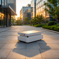 Robot mobile autonome (AMR) à navigation SLAM et levage latéral pour une mise en plan flexible des entrepôts dans les restaurants, le commerce de détail et les usines de fabrication