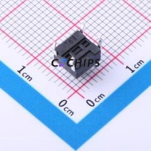TSD001A06518A Tactile Switch Through hole Component (THT)-4P,6x6mm Switch Round Button 1.8N Through Hole 6mm - Product Image 2