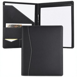 Customized Multi-function Genuine Leather Luxury <b>Portfolio</b> Padfolio High Quality A4 Presentation <b>Folder</b> - Product Image 2
