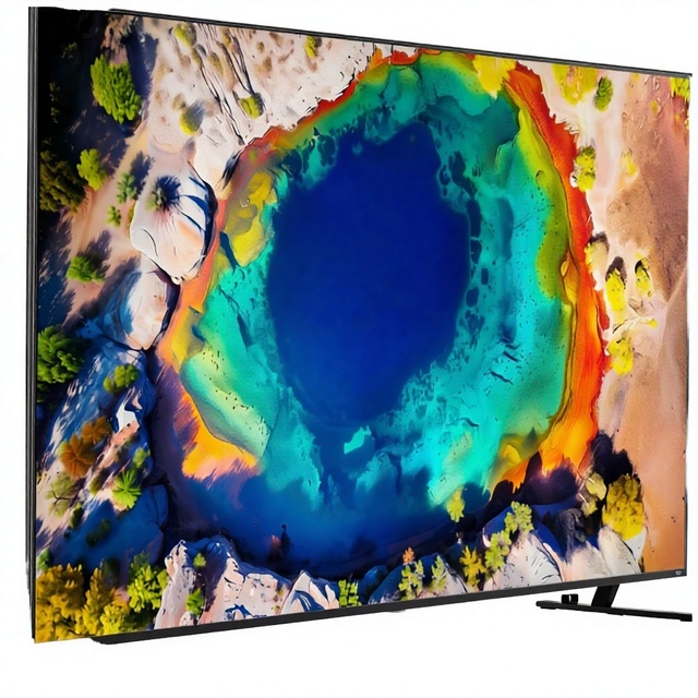 86/100" Zoll Smart Tv LED Hotel TV 4K Android WiFi Ultra-thin Flat Screen with Built-in Speaker Black