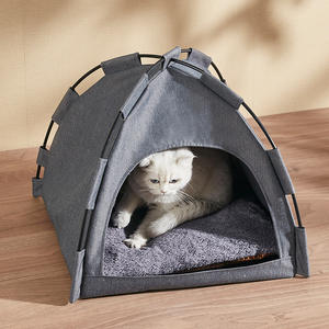 Venta al por mayor de camas <span class=keywords><strong>para</strong></span> mascotas <span class=keywords><strong>para</strong></span> gatos y <span class=keywords><strong>perros</strong></span> con tienda de verano y aislamiento de invierno durante todo el año - Product Image 3