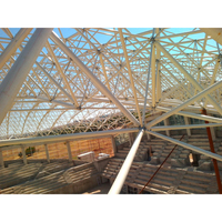 Estructura de Armazón Espacial de Acero Moderno Herbert, Diseño de Armadura de Techo para Contenedores, 1 Año de Garantía, Soporte Técnico en Línea