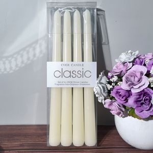 European Classic Red <strong>White</strong> <strong>Taper</strong> <strong>Candles</strong> Handmade Smokeless Unscented DIY Emergency Power Outage Romantic Wedding Christmas Bar - Product Image 3