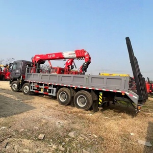 משאית מנוף נישאת מדגם סינוטרוק הו 8x4, תקן יורו 6, מנוף ישר צ'אנגשינג <span class=keywords><strong>16</strong></span> טון, משאית להובלת מטען - Product Image 6