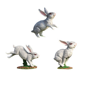 Hot Bán Bền Nhựa Thỏ Điêu Khắc Lớn Dễ Thương Bunny Tượng Cho Ngoài Trời Trang Trí Sân Vườn Patio Đồ Trang Trí Sân Vườn Tượng - Product Image 6