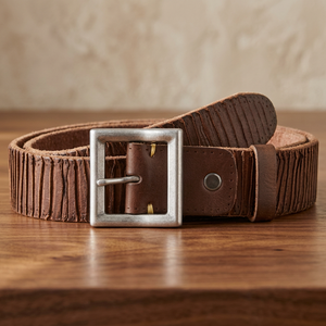 BS INTERNATIONAL Antique <b>Men's</b> Party Style Genuine Cow Hide Steel Buckle Eco Friendly High Strength Heavy Duty Waterproof <b>Belts</b> - Product Image 1