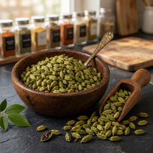 Graines de cardamome verte entière fraîche de qualité supérieure pour la cuisine, l'assaisonnement et la transformation alimentaire - Product Image 2