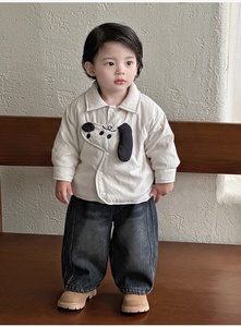 2025 nouvelle <span class=keywords><strong>veste</strong></span> <span class=keywords><strong>en</strong></span> coton pour <span class=keywords><strong>petit</strong></span> garçon à la mode, ensemble deux pièces de pantalons décontractés <span class=keywords><strong>en</strong></span> denim épais, 2025 hiver nouveau bébé et enfant <span class=keywords><strong>en</strong></span> bas âge ensemble - Product Image 4