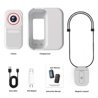 Kamera Aksi DLC Wearable Hands-Free First-Person 26g Ultra-Compact WiFi Streaming Langsung Real-Time Video HD 1080P Foto 12MP
